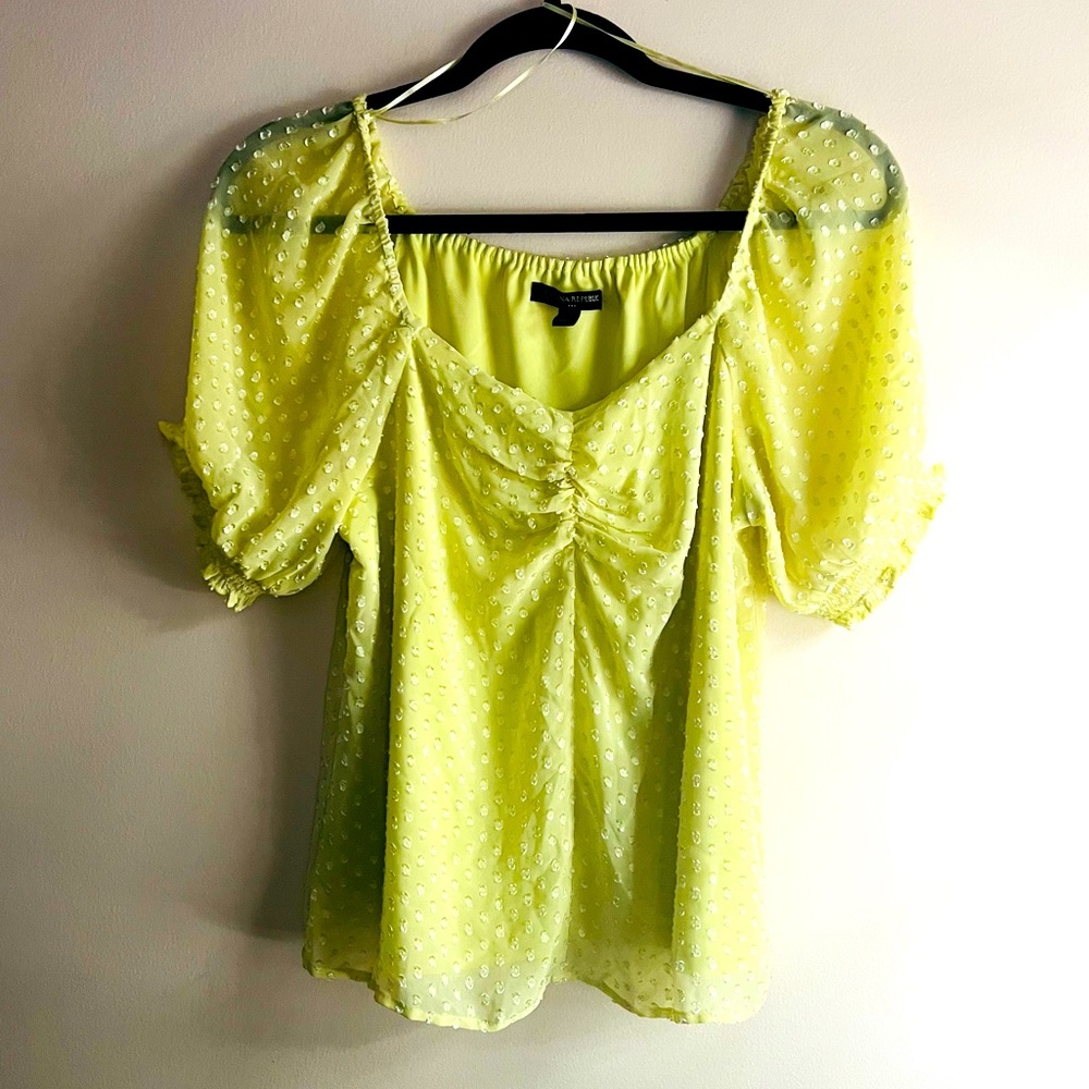 Bright yellow Banana Republic blouse-worn once!